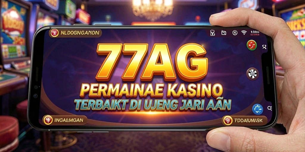 Tangkapan layar utama 77AG menampilkan gameplay Kasino yang menarik dan interaktif.