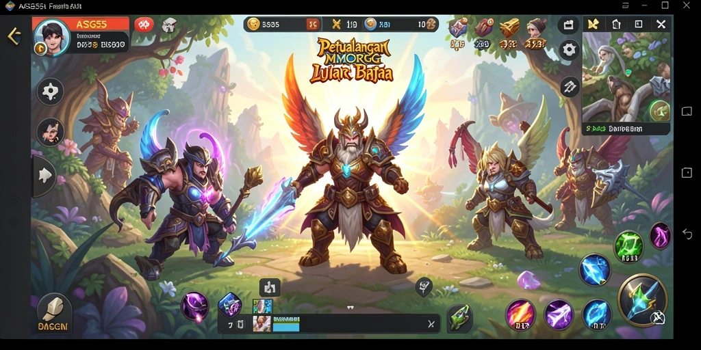 Tangkapan layar game ASG55 yang menunjukkan aksi pertempuran yang mendebarkan.