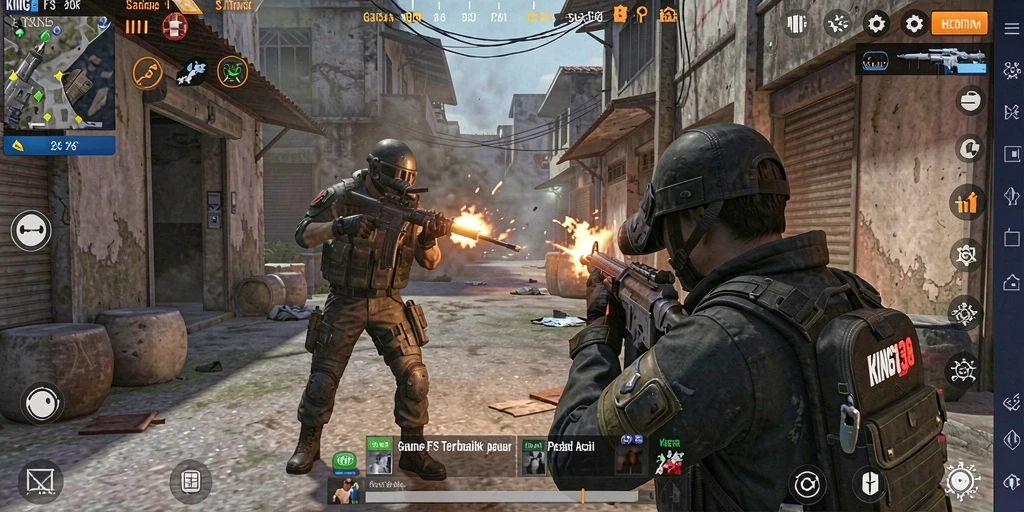 Gameplay KING138 yang intens dan memukau.