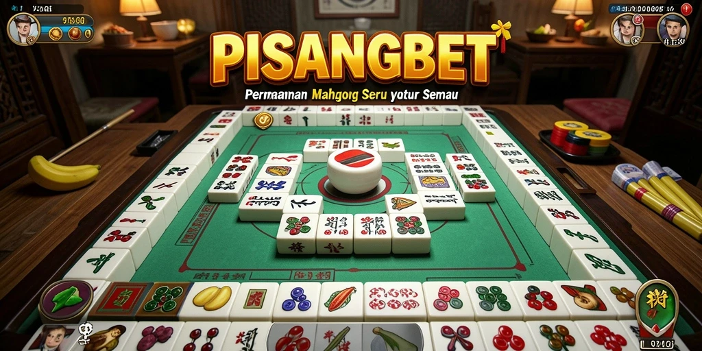 Screenshot PISANGBET menampilkan aksi seru gameplay Mahjong yang menantang.